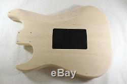 Unfinished Basswood Vert Meanie Body- Convient Fender (tm) Strat Stratocaster Cous