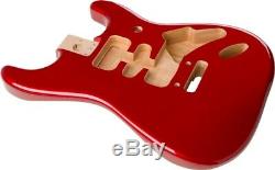 Véritable Fender Deluxe Series Stratocaster Modern Bridge Sas Body Candy Apple Red