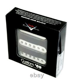 Véritables Fender Custom Shop'69 Stratocaster Pickups Set White 099-2114-000